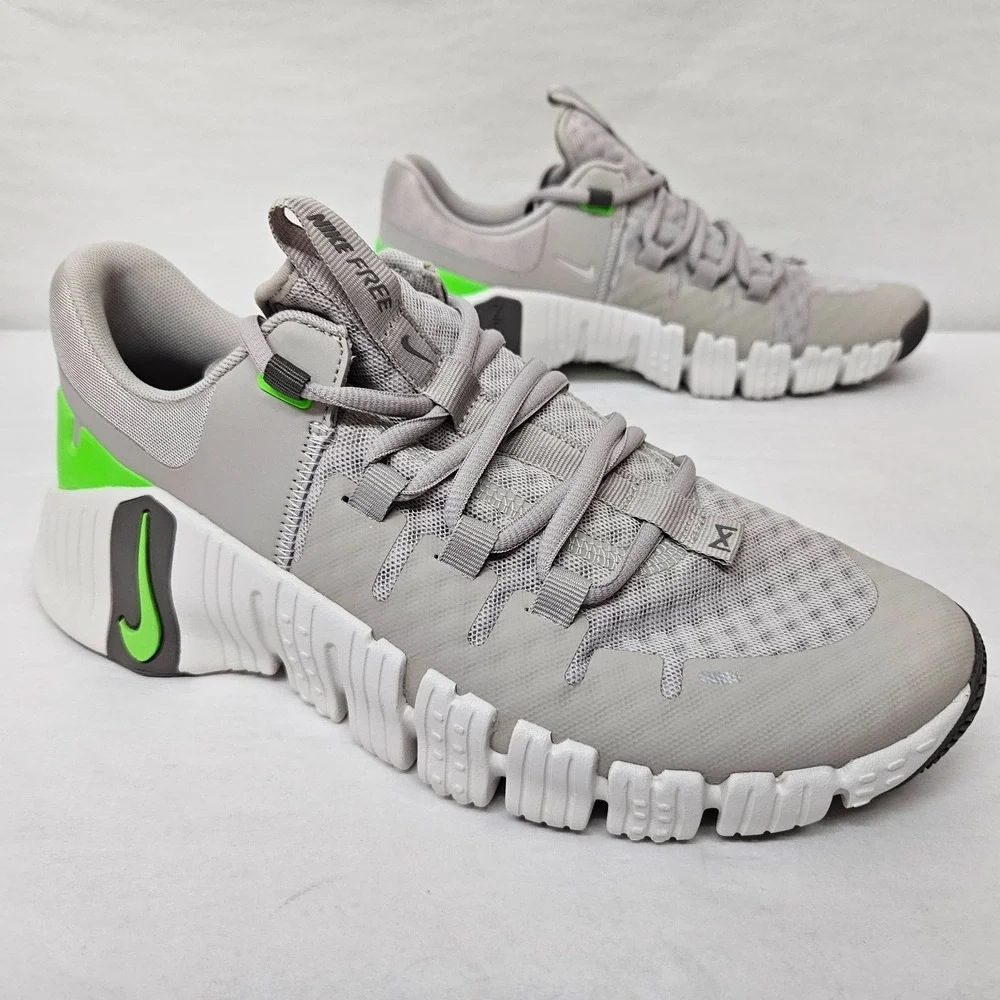 Nike Free Metcon 5 Training‎ Shoes DV3949-002 Light Iron Ore Green Men's Size 8